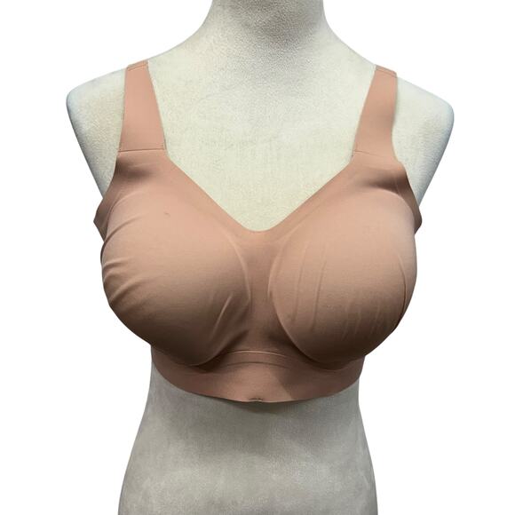 Minimalist Comfort Beyond Bra Evelyn Bobbie Nude Wireless Support Size L - Picture 1 of 5